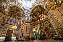 Saint Isaac's Cathedral is counted as one of the greatest cathedrals amongst the entire St. Petersburg also the world's 4th largest cathedral.